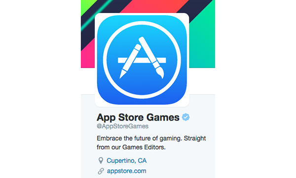 Apple'dan oyunlara özel Twitter hesabı