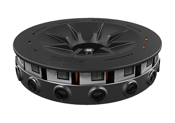 GoPro, 16 adet HERO 4 Black üzerine kurulan 360 derecelik kamera sistemi Odyssey'yi duyurdu