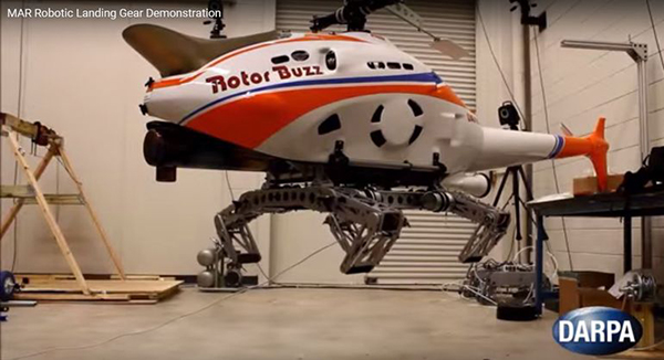 DARPA, helikopterler için geliştirdiği devrimsel iniş takımını test etti