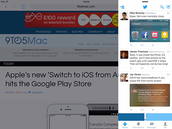Twitter da iOS 9 desteği kazandı