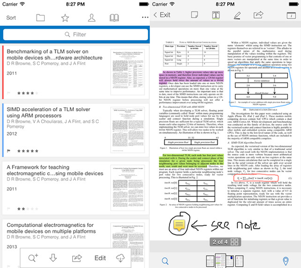 iOS için hazırlanan Papers 3 artık ücretsiz