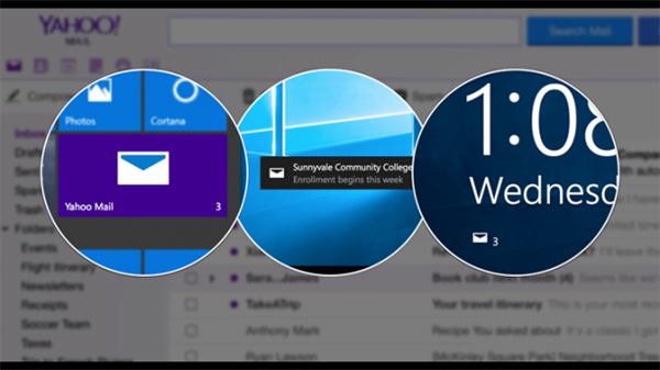 Windows 10 için Yahoo Mail geldi