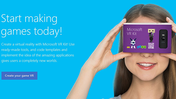 Microsoft'un 'Google Cardboard' benzeri sanal gerçeklik başlığı ortaya çıktı