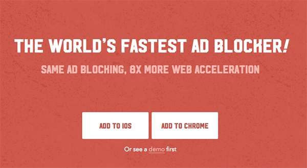 iOS, Opera ve Chrome için Adblock Fast kullanıma sunuldu