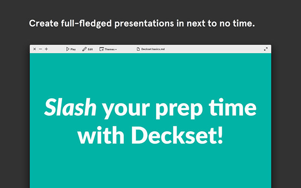 Notlardan sunumlar hazırlanan Mac uygulaması Deckset indirimde 