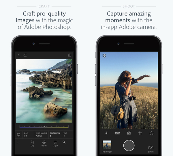 Adobe Lightroom'un mobil sürümleri güncellendi