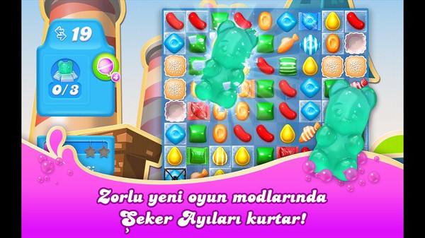 Candy Crash Soda Saga Windows Phone'da