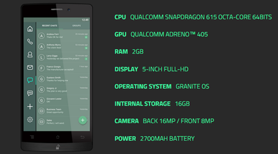 Archos, güvenlik odaklı GranitePhone akıllı telefonunu duyurdu