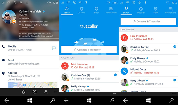 Windows Phone için Truecaller güncellendi, yeni tasarım geldi