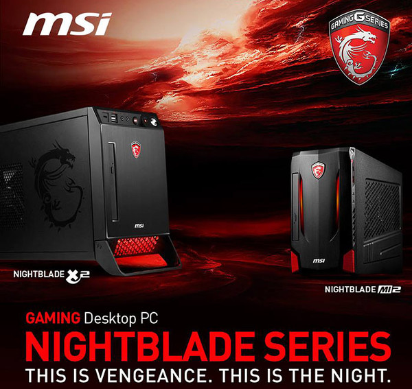 MSI mini oyuncu bilgisayar konsepti Nightblade’i yeniledi