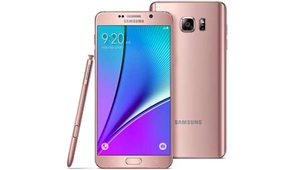 Samsung note 5 rose gold outlet