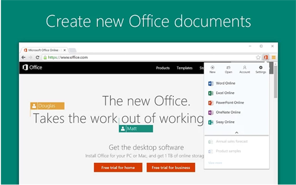 Microsoft, yeni Chrome eklentisi Office Online'yı yayınladı