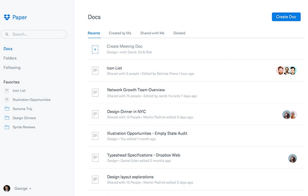 Dropbox Paper 2016'da geliyor