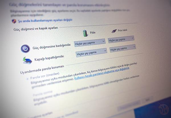 Dizüstü bilgisayarınızın güç düğmesine teslim olmayın