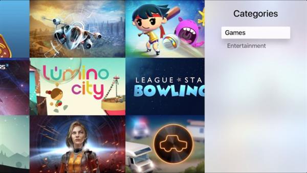 Apple TV uygulama mağazasına kategoriler bölümü eklendi