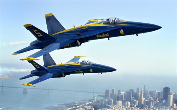 Blue Angels'ların nefes kesici videosu