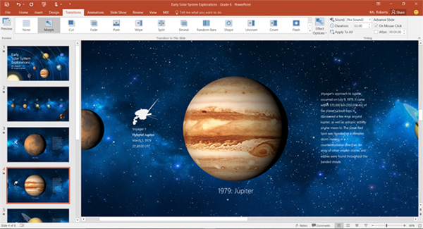 PowerPoint'e iki yeni araç: Designer ve Morph