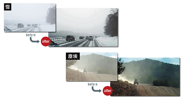 Yeni teknolojiyle videolardan kar, toz ve sis kaldırılabiliyor