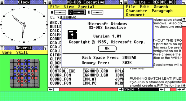 İlk sürümden itibaren Windows'un evrimi