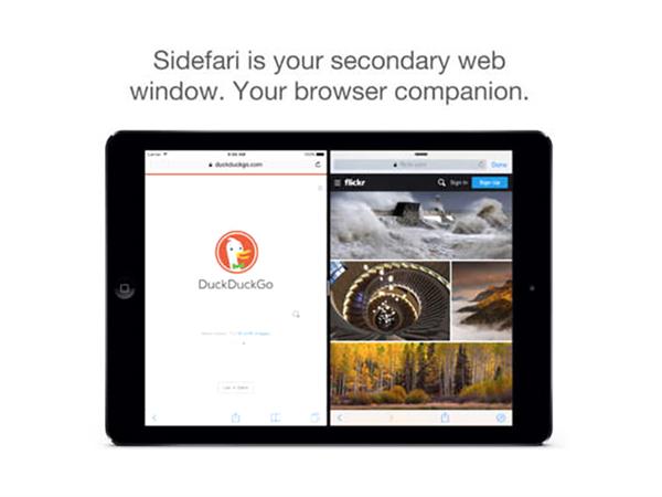 Sidefari ile çift pencere Safari deneyimi