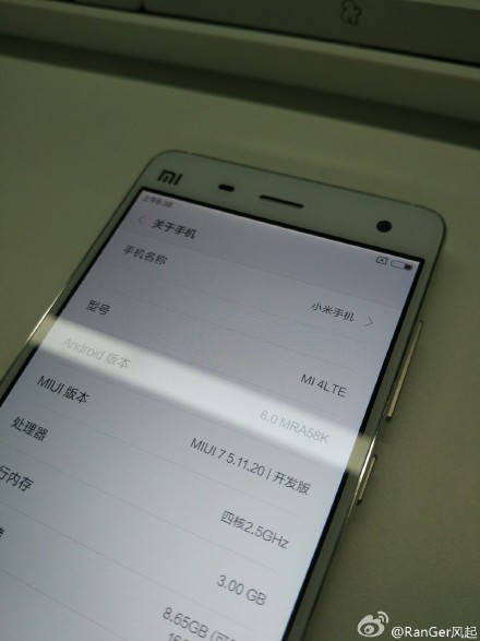 Xiaomi Mi 4 ve Mi Note için Android 6.0 güncellemesi yolda