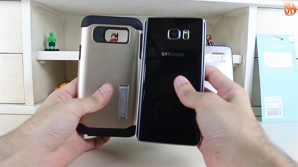 Spigen'in Samsung Note 5 ve S6 Edge Plus'a özel kılıfları inceleme videosu