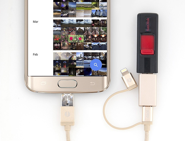 Anylink kablosu ile mobil cihazlar arasında şarj imkanı sunuluyor