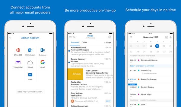 Outlook'un iOS sürümüne 3D Touch desteği