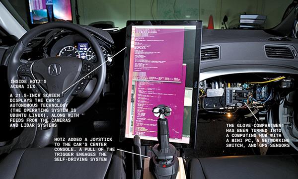 Ünlü hacker George Hotz, garajında otonom araç üretti 