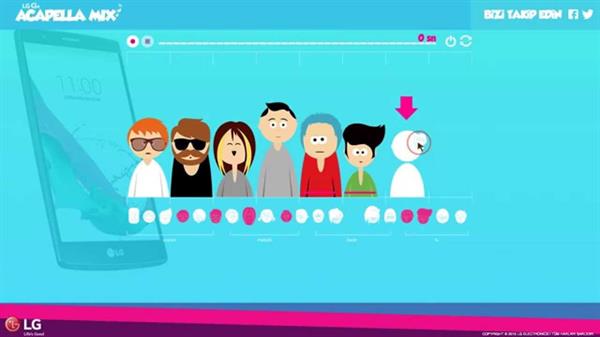 LG G4'ün kendi melodini yarat projesi: Acapella Mix