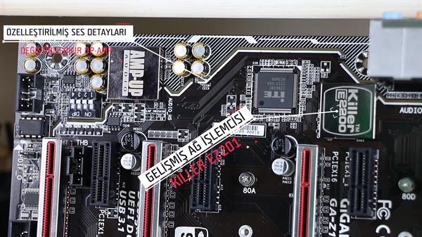 Gigabyte Z170X-Gaming 3 anakart inceleme videosu