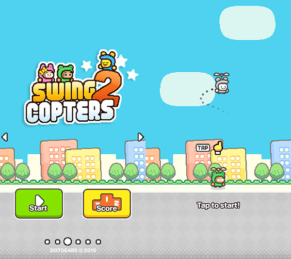 Swing Copters 2 yine sizi sinir edecek