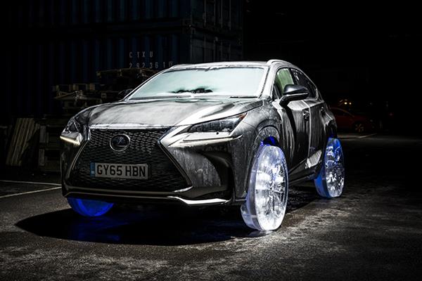 Lexus'dan ilginç bir konsept daha: Buz tekerlek