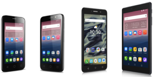 Alcatel OneTouch Pixi 4 serisi CES 2016 fuarında