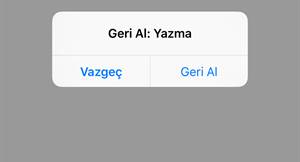 ios 9 un geri almak icin salla