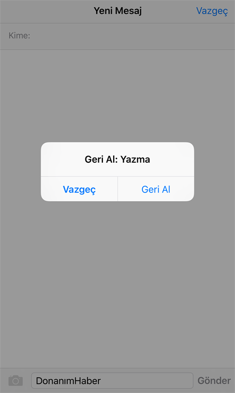 iOS 9'un “Geri Almak İçin Salla” özelliği nasıl devre dışı bırakılır