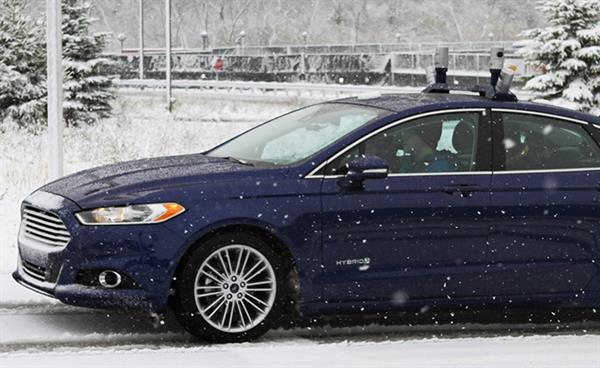 Ford, otonom aracıyla karlı yollara da çıktı