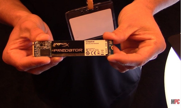 Kingston HyperX serisinin ilk NVMe SSD ürünleri, CES 2016 fuarında sergilendi