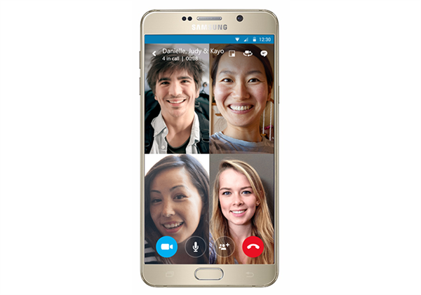 Skype'ın mobil sürümlerine görüntülü grup sohbet desteği
