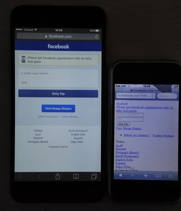 Birinci Nesil iPhone’da bugünün web siteleri nasıl görünüyor?