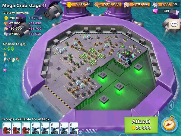 BoomBeach’in son güncellemedeki sırrı ortaya çıktı: Mega Crab (Mega Yengeç)