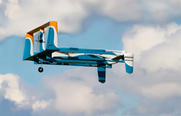 Amazon, drone ile teslimatlara başlayan ilk şirket olmayı planlıyor