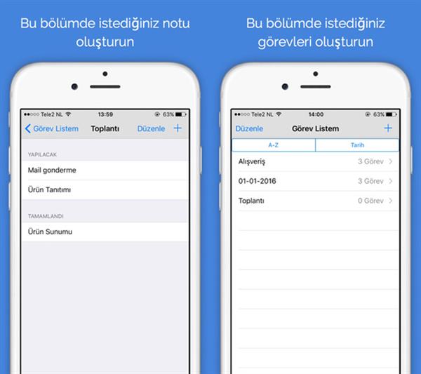 Yerli geliştiriciden iOS uyumlu yeni uygulama: Not Defterim