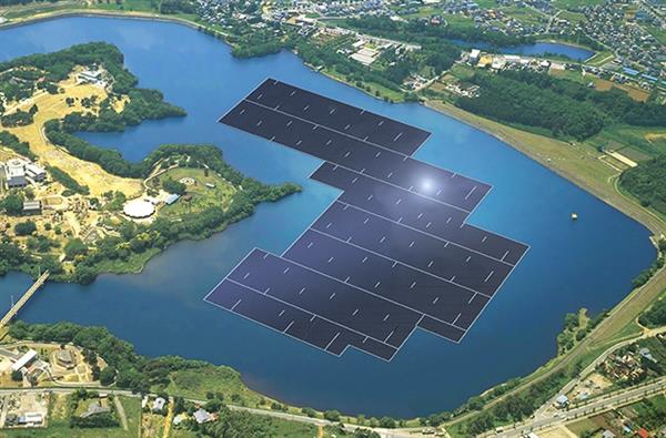 Dünyanın en büyük yüzen güneş panelleri Japonya'da yapılıyor