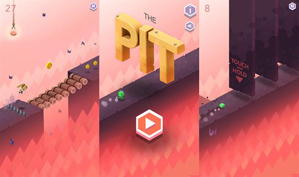 Ketchapp'dan sonsuz koşu türünde yeni oyun: The Pit