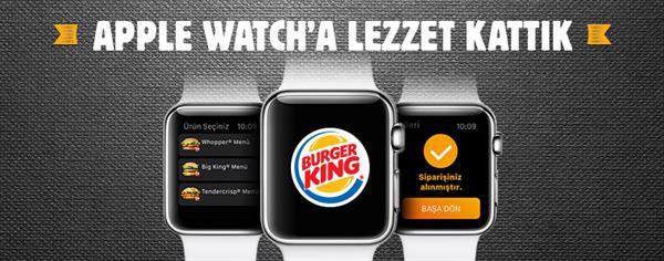 Burger King “Apple Watch” Uygulamasıyla Bir İlke İmza Attı