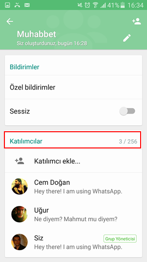 WhatsApp grup sohbetleri artık 256 kişiyi destekleyecek