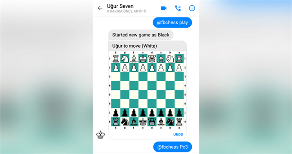 Facebook Messenger'a gizlenmiş satranç oyunu ortaya çıktı