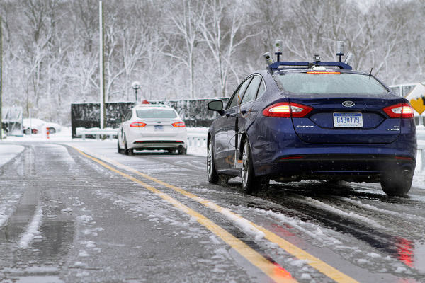 Sürücüsüz araçların en büyük engeli kar