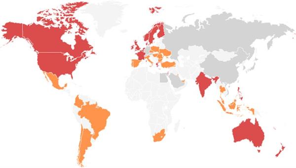 BBC, çöpçatan uygulamalarının ülkelere göre dağılımını açıkladı